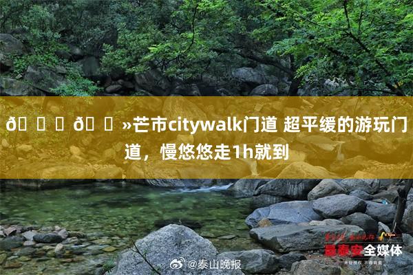 👇🏻芒市citywalk门道 超平缓的游玩门道，慢悠悠走1h就到